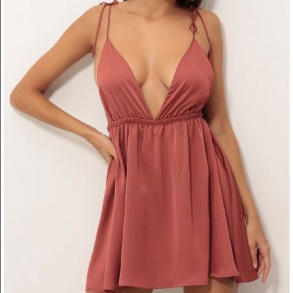 Gorgeous Satin Mini Dress NWOT